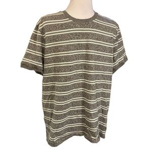 Original Penguins Grey Stripped Knit Tee shirt